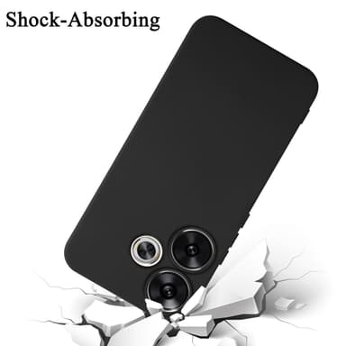 Xiaomi Poco F6 silikondeksel case (svart)
