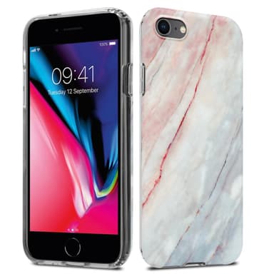 iPhone 7 / 7S / 8 / SE 2020 lommebokdeksel etui (rosa)