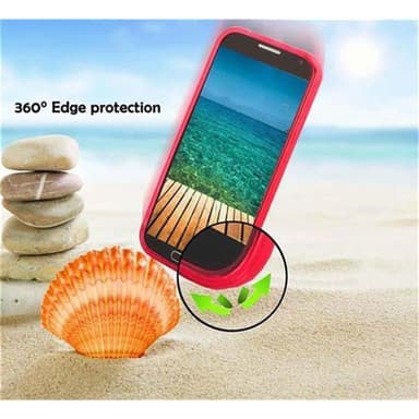 Deksel iPhone 6 PLUS / 6S PLUS Silikon cover (rød)