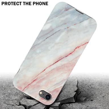 iPhone 7 / 7S / 8 / SE 2020 lommebokdeksel etui (rosa)