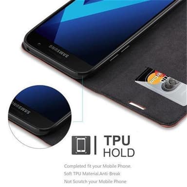 Samsung Galaxy A5 2017 lommebokdeksel case (brun)