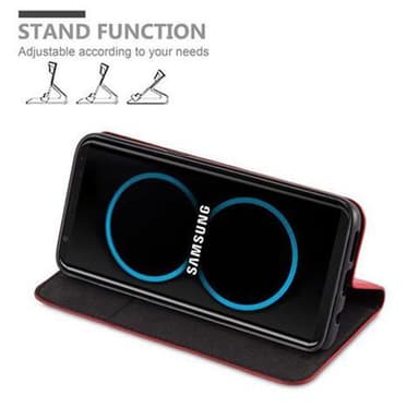 Samsung Galaxy S8 PLUS lommebokdeksel case (rød)