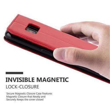Samsung Galaxy S8 PLUS lommebokdeksel case (rød)