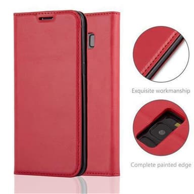 Samsung Galaxy S8 PLUS lommebokdeksel case (rød)