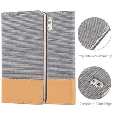 Samsung Galaxy NOTE 3 lommebokdeksel etui (grå)