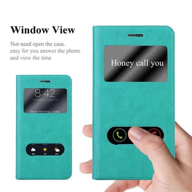 Huawei NOVA PLUS lommebokdeksel cover (turkis)
