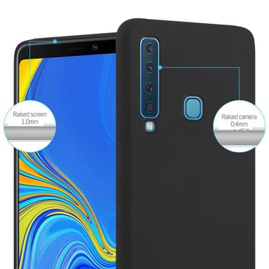 Deksel Samsung Galaxy A9 2018 Silikon cover (svart)