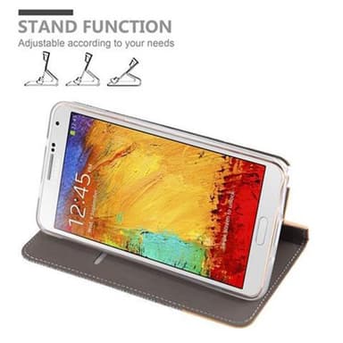 Samsung Galaxy NOTE 3 lommebokdeksel etui (grå)