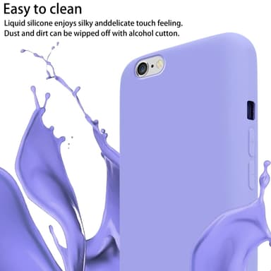 Deksel iPhone 6 / 6S med Halskjede (lilla)