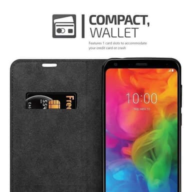 LG Q7 / Q7a / Q7+ lommebokdeksel case (rød)
