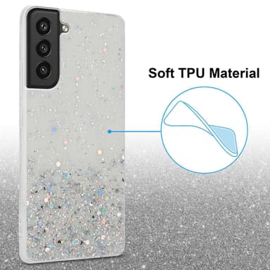 Samsung Galaxy S21 FE Silikondeksel Glitter