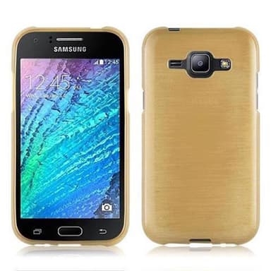 Samsung Galaxy J1 2015 silikondeksel cover (gold)