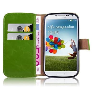 Samsung Galaxy S4 lommebokdeksel etui (grønn)