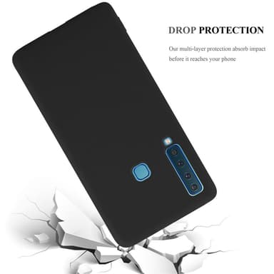 Deksel Samsung Galaxy A9 2018 Silikon cover (svart)
