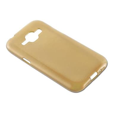 Samsung Galaxy J1 2015 silikondeksel cover (gold)