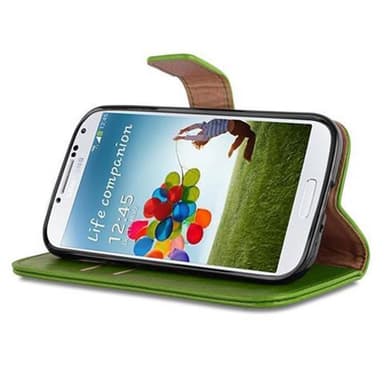 Samsung Galaxy S4 lommebokdeksel etui (grønn)