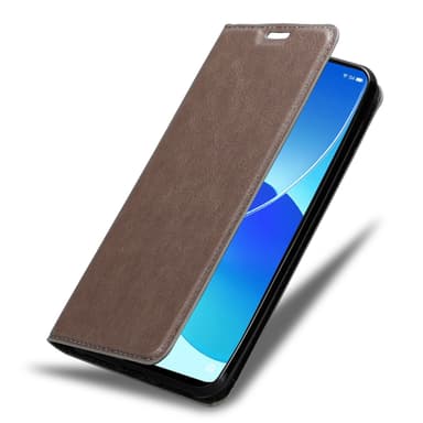 Oppo Reno6 5G lommebokdeksel case (brun)