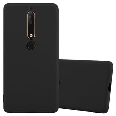 Deksel Nokia 6.1 Silikon cover (svart)