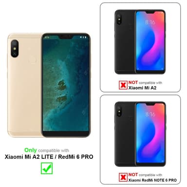 Xiaomi Mi A2 LITE / RedMi 6 PRO Deksel Etui Case
