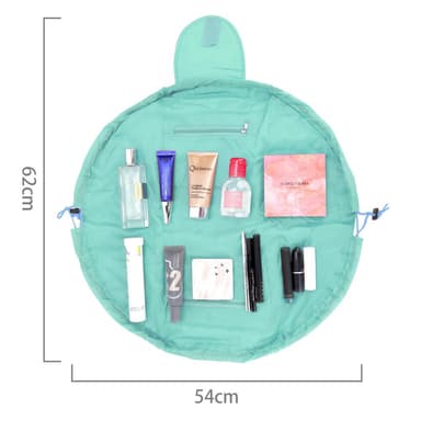 Kosmetikkveske Sminkeveske Toalettveske Make Up (blå)