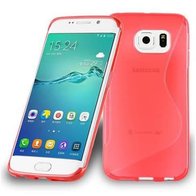 Samsung Galaxy S6 EDGE PLUS silikondeksel case (rød)