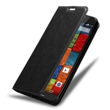 Motorola MOTO X2 lommebokdeksel case (svart)
