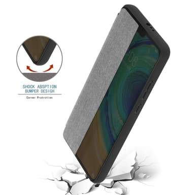 Huawei MATE 30 lommebokdeksel etui (grå)