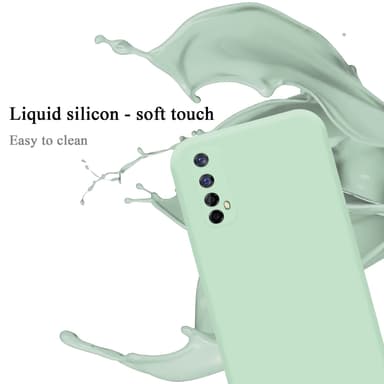 Realme 7 5G silikondeksel case (grønn)