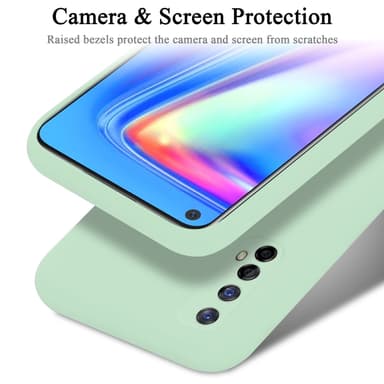 Realme 7 5G silikondeksel case (grønn)