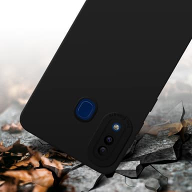 Samsung Galaxy A20 / A30 / M10s Deksel case (svart)