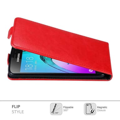 Samsung Galaxy J3 2016 deksel flip cover (rød)