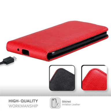 Samsung Galaxy J3 2016 deksel flip cover (rød)
