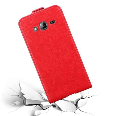 Samsung Galaxy J3 2016 deksel flip cover (rød)