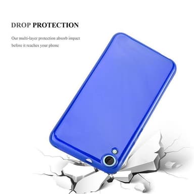 HTC Desire 820 silikondeksel cover (blå)