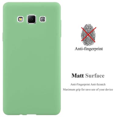 Deksel Samsung Galaxy A7 2015 Silikon cover (grønn)
