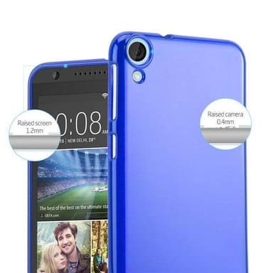 HTC Desire 820 silikondeksel cover (blå)