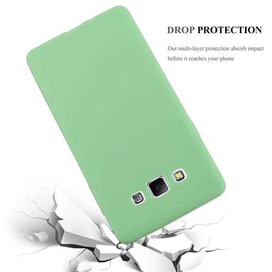 Deksel Samsung Galaxy A7 2015 Silikon cover (grønn)