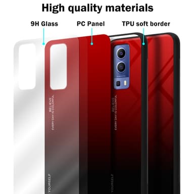 Deksel Vivo Y52 5G / Y72 5G Case Cover (svart)