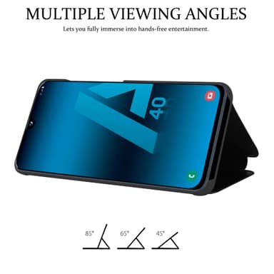 Samsung Galaxy A40 lommebokdeksel etui (svart)