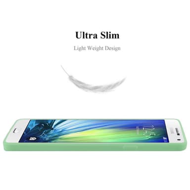 Deksel Samsung Galaxy A7 2015 Silikon cover (grønn)