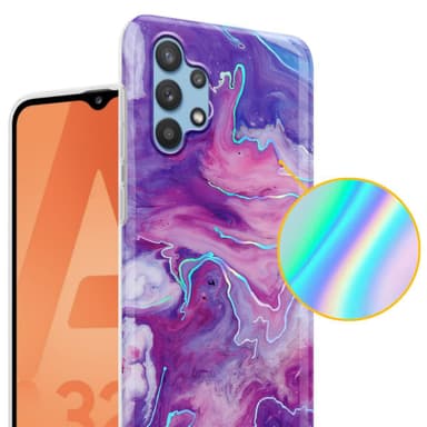 Samsung Galaxy A32 5G lommebokdeksel etui (lilla)