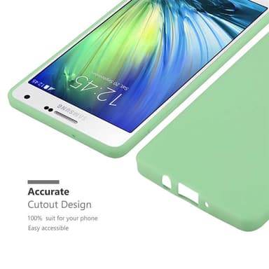 Deksel Samsung Galaxy A7 2015 Silikon cover (grønn)