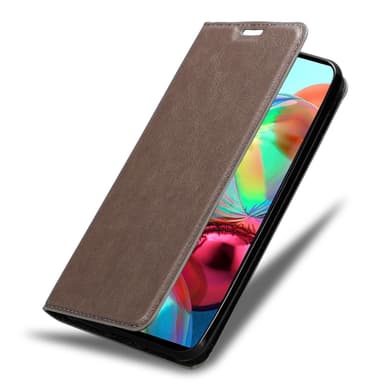 Samsung Galaxy A72 4G / 5G lommebokdeksel case (brun)
