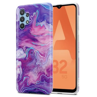Samsung Galaxy A32 5G lommebokdeksel etui (lilla)
