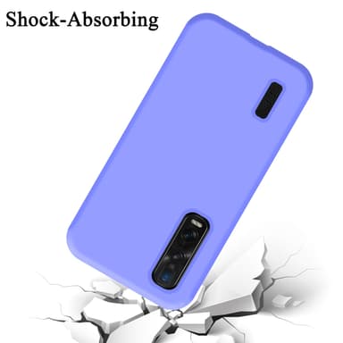 Oppo FIND X2 PRO silikondeksel case (lilla)