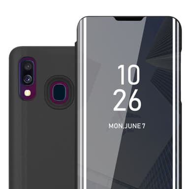 Samsung Galaxy A40 lommebokdeksel etui (svart)