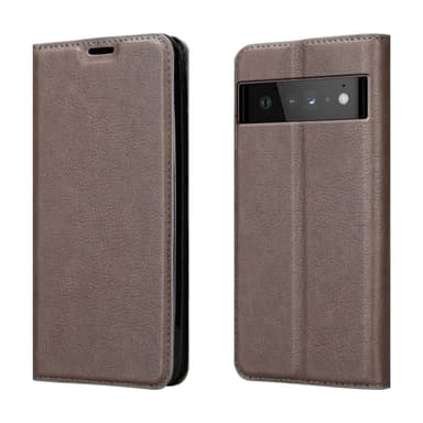 Google PIXEL 6 PRO lommebokdeksel case (brun)