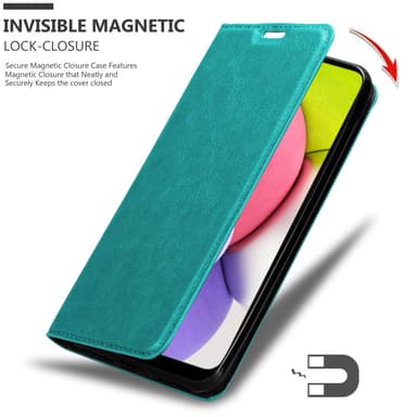 Samsung Galaxy A03s lommebokdeksel case (turkis)