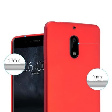 Deksel Nokia 6 2017 Case Cover (rød)