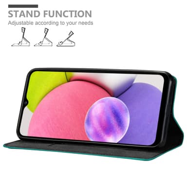 Samsung Galaxy A03s lommebokdeksel case (turkis)